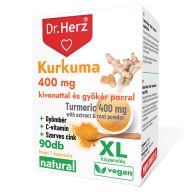DR Herz Kurkuma + Gyömbér + C-vitamin + Cink 90 db XL