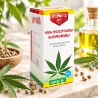 Dr Herz Kendermag olaj 100% hidegen sajtolt 50ml