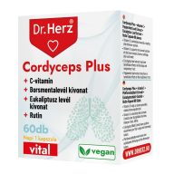 DR Herz Cordyceps Plus + C-vitamin 60 db kapszula doboz