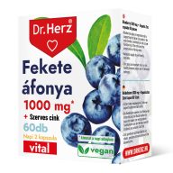 Dr Herz Fekete Áfonya 500 mg + Szerves Cink kapszula 60 db