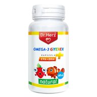 Dr Herz Omega-3 Gyerek lágyzselatin kapszula 60 db