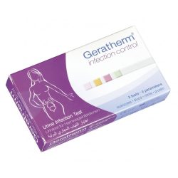   Geratherm Vizeletvizsgálati teszt húgyúti fertőzéseknél  3db  /EP kártyára adható/   