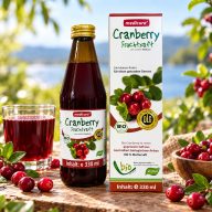 Medicura Tőzegáfonya 100% Bio gyümölcslé 330 ml