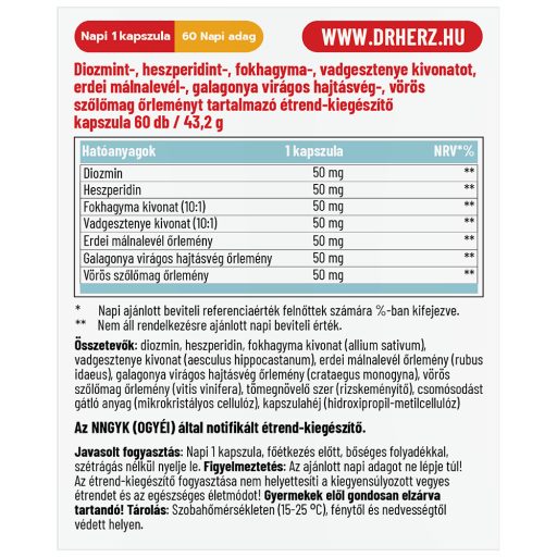 Dr.Herz Erek egészsége 60 db kapszula